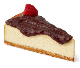Porción de cheesecake con frutos rojos Bulla Burgers Alicante 