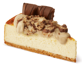 Porción de cheesecake con Kinder Bulla Burgers Alicante 