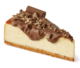 Porción de cheesecake con KitKat Bulla Burgers Alicante 